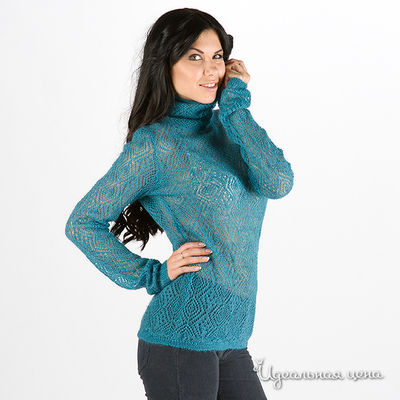 Джемпер Marlboro Classics, цвет цвет бирюзовый