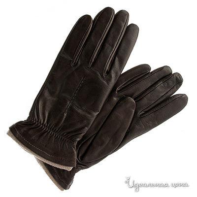 Перчатки Isotoner, цвет цвет темно-коричневый