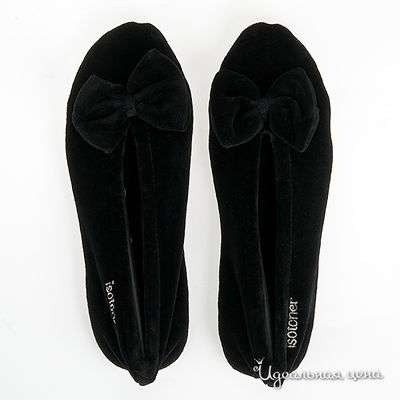 Балеринки Isotoner, цвет цвет черный