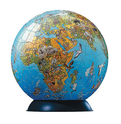 Пазл-шар &quot;Иллюстрированная карта мира &quot; 240 элементов