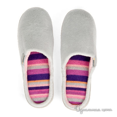 Тапочки Isotoner, цвет цвет серый