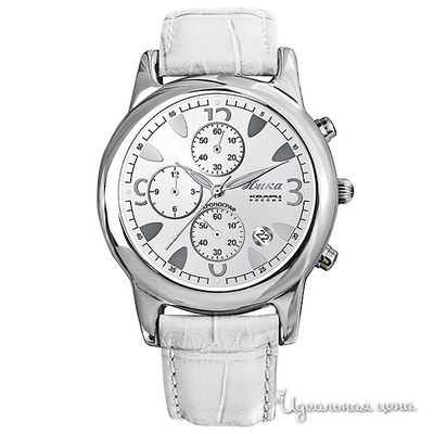 Часы Ника, цвет цвет серебро / молочный