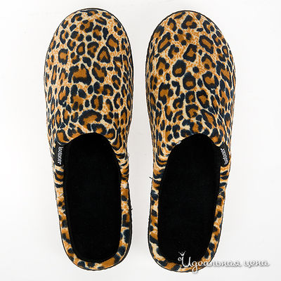 Тапочки Isotoner, цвет цвет леопардовый