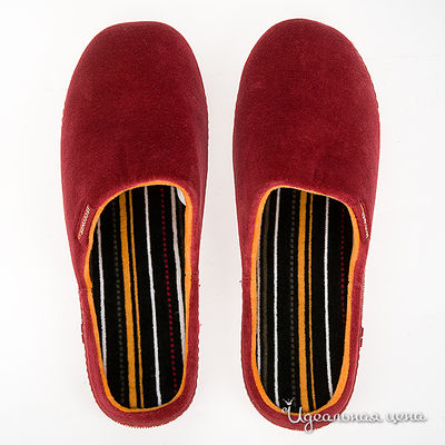 Тапочки Isotoner, цвет цвет бордовый