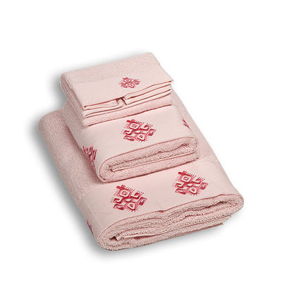 Комплект махровых полотенец Dilan, цвет светло-розовый, 3 шт.