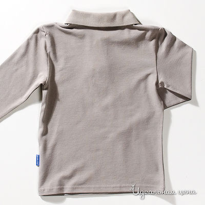 Рубашка-поло бежевая для мальчика, рост 122-146 см