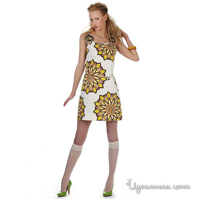 Сарафан Artwizard, цвет цвет белый / желтый