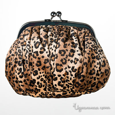 Клатч Feel Fashion, цвет цвет коричневый / принт леопард