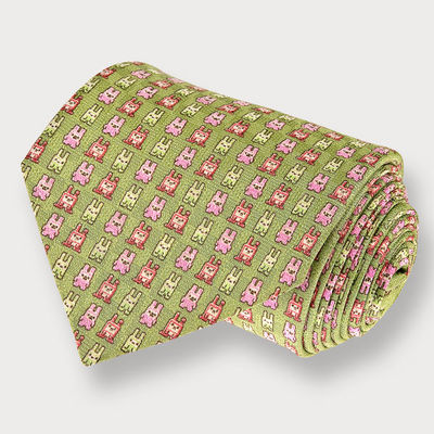 Галстук Dupont, цвет цвет зеленый / мультиколор