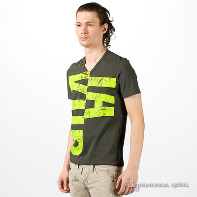 Футболка Takeshy Kurosawa, цвет цвет хаки