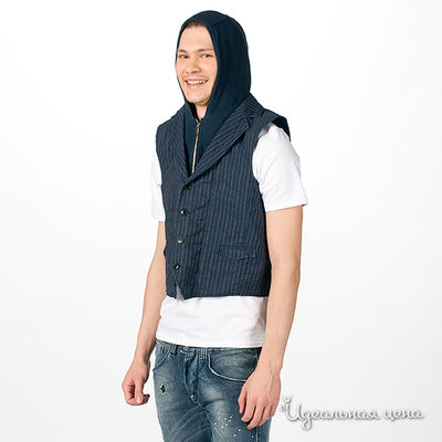 Жилет Takeshy Kurosawa, цвет цвет темно-синий