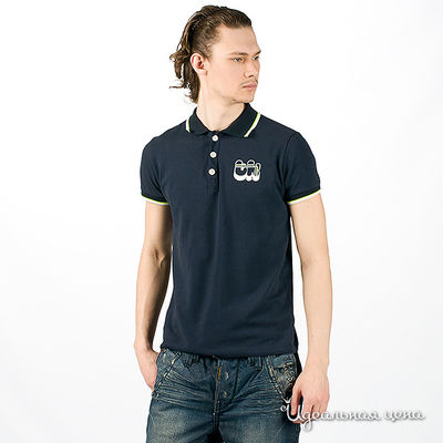 Поло Takeshy Kurosawa, цвет цвет темно-синий