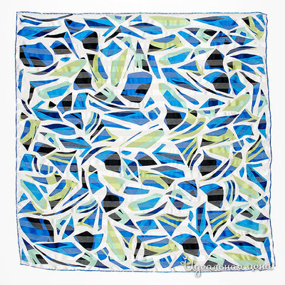 Платок Venera, цвет цвет белый / синий