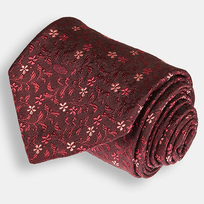 Галстук Valentino, цвет цвет темно-бордовый