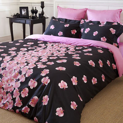 Постельное белье Togas, цвет цвет черный / розовый