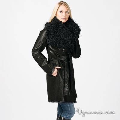 Дубленка Ivagio, цвет цвет черный