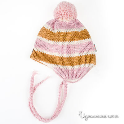 Шапка Kivat, цвет цвет розовый / горчичный