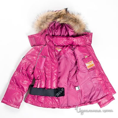 Куртка Nels цвета фуксия для девочки, рост 128-164 см