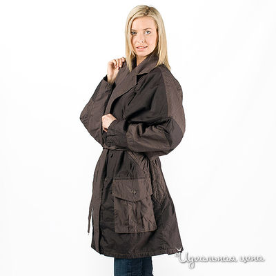 Плащ Diesel, цвет цвет коричневый