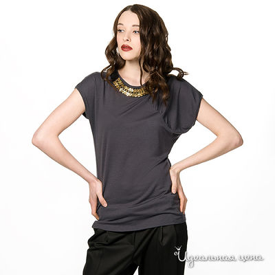 Блуза Lux Mix, цвет цвет серый