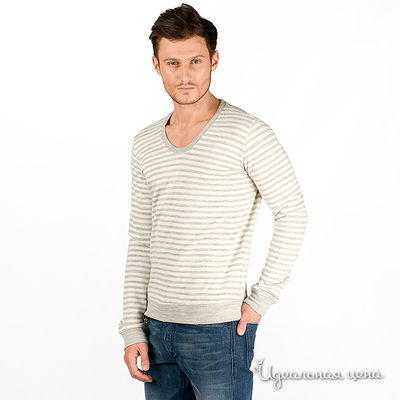 Лонгстив Diesel, цвет цвет белый / серый