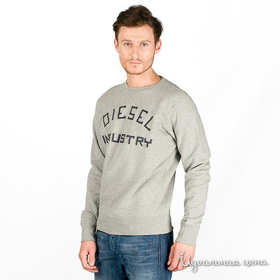 Лонгслив Diesel, цвет цвет серый