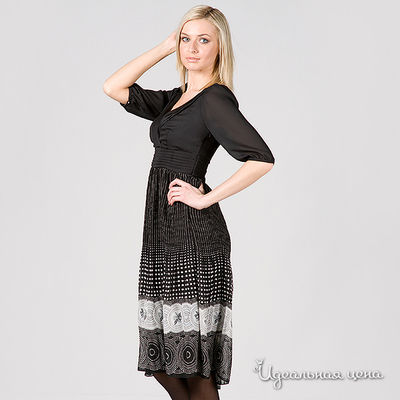 Платье Fleuretta, цвет цвет черный / белый