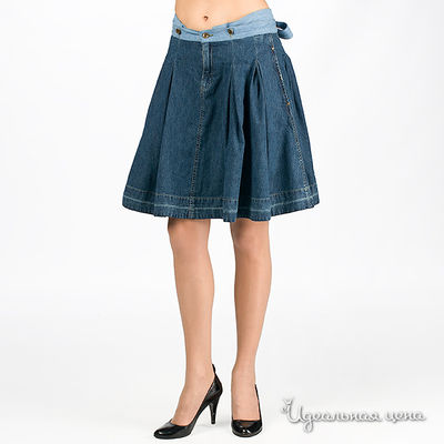 Юбка Diesel, цвет цвет синий