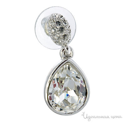 Серьги Crocus, цвет цвет серебряный