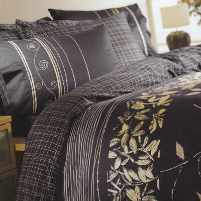 Постельное белье Valeron, цвет цвет темный шоколад