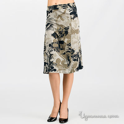 Юбка Diesel, цвет цвет серый / коричневый / черный