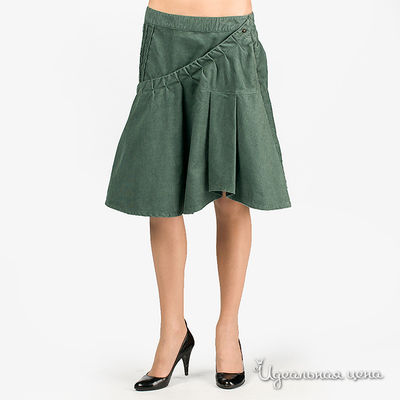 Юбка Diesel, цвет цвет зеленый