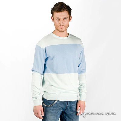 Джемпер Diesel, цвет цвет белый / голубой