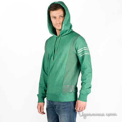 Толстовка Diesel, цвет цвет зеленый