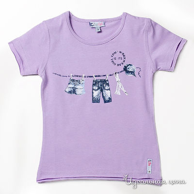 Футболка Tandem, цвет цвет сиреневый