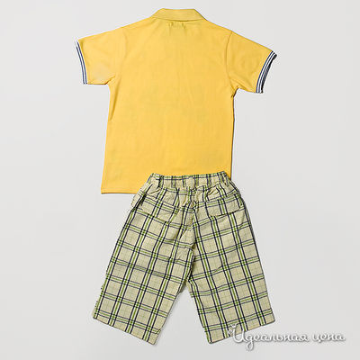 Комплект желтый: футболка и шорты, рост 128-164 см