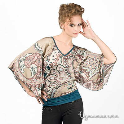 Туника Extasy, цвет цвет бежевый / бирюзовый