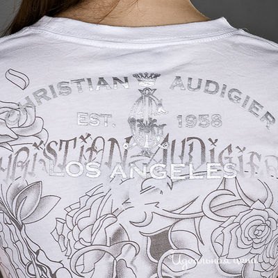 Женская футболка Christian Audigier, белая