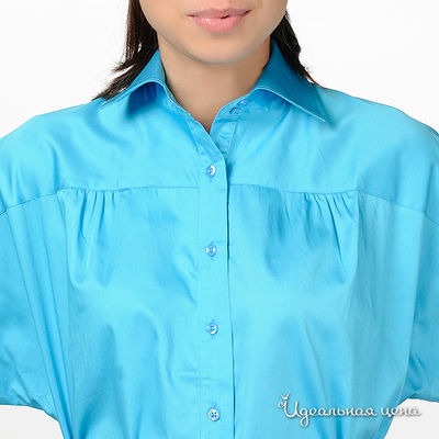 Рубашка Alonzo Corrado женская, цвет лазурный