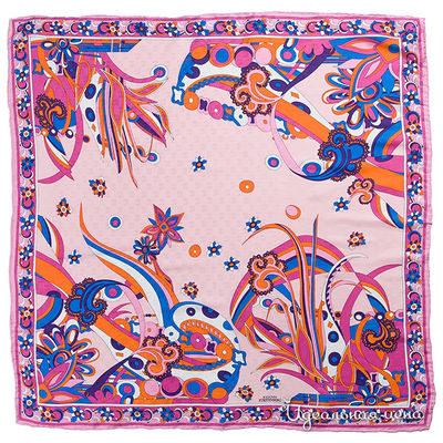 Платок Итальянские платки, цвет цвет розовый / мультиколор