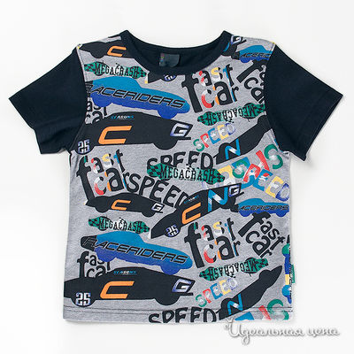 Футболка Coccodrillo, цвет цвет темно-синий / серый