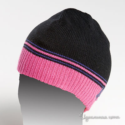 Шапка Coccodrillo, цвет цвет черный / розовый
