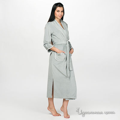 Халат Nic Club, цвет цвет серый