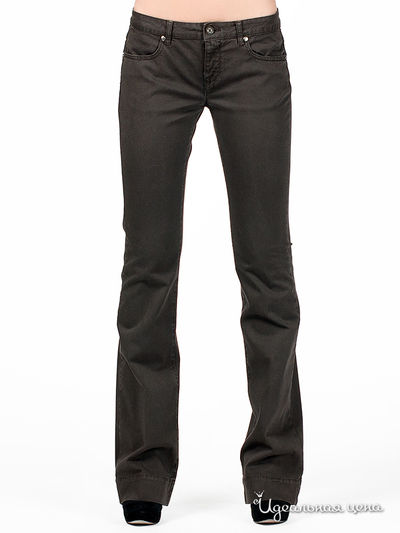 Брюки Moschino, цвет цвет темно-серый