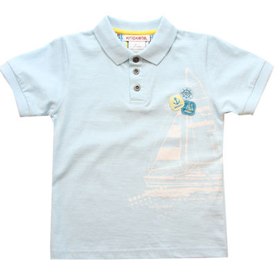 Футболка-поло Krickets, цвет цвет светло-голубой