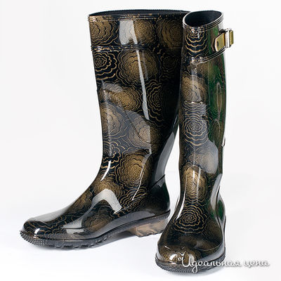 Сапоги G&G, цвет цвет черный / золотой