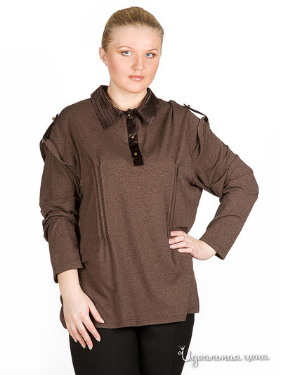 Блуза Mix Turkey, цвет цвет коричневый