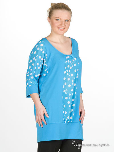 Блуза Mix Turkey, цвет цвет голубой