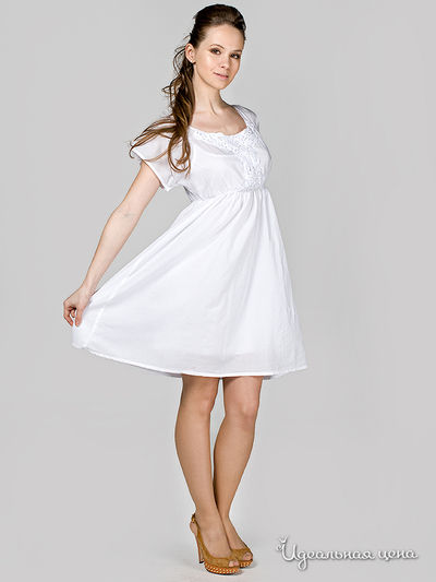 Платье Cristina Gavioli, цвет цвет белый