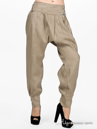 Брюки Cristina Gavioli, цвет цвет бежевый